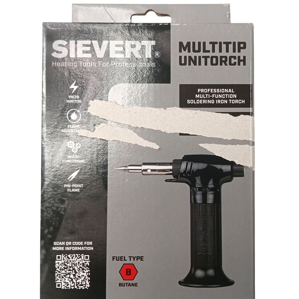 Sievert MultiTip UniTorch 431001 Multi-Function Soldering Torch Kit